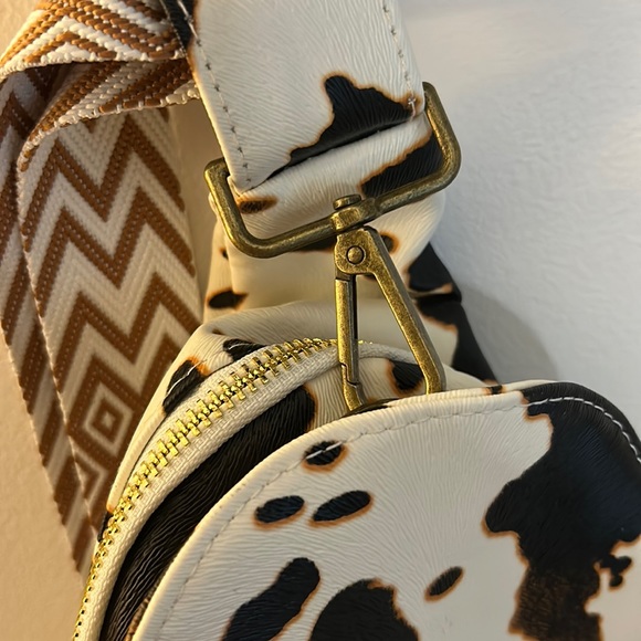 COW Vegan Leather Sling Bag - Picture 9 of 11